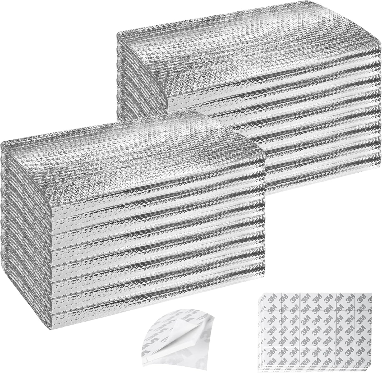 Garage Door Insulation Kit 16P Double Bubble for Year-Round Comfort