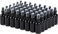 2 oz Glass Spray Bottles Reusable Fine Mist - Travel Size Set