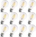 A19 Clear LED Bulbs E26 Dimmable Edison Bulb 5000K - Vintage Look