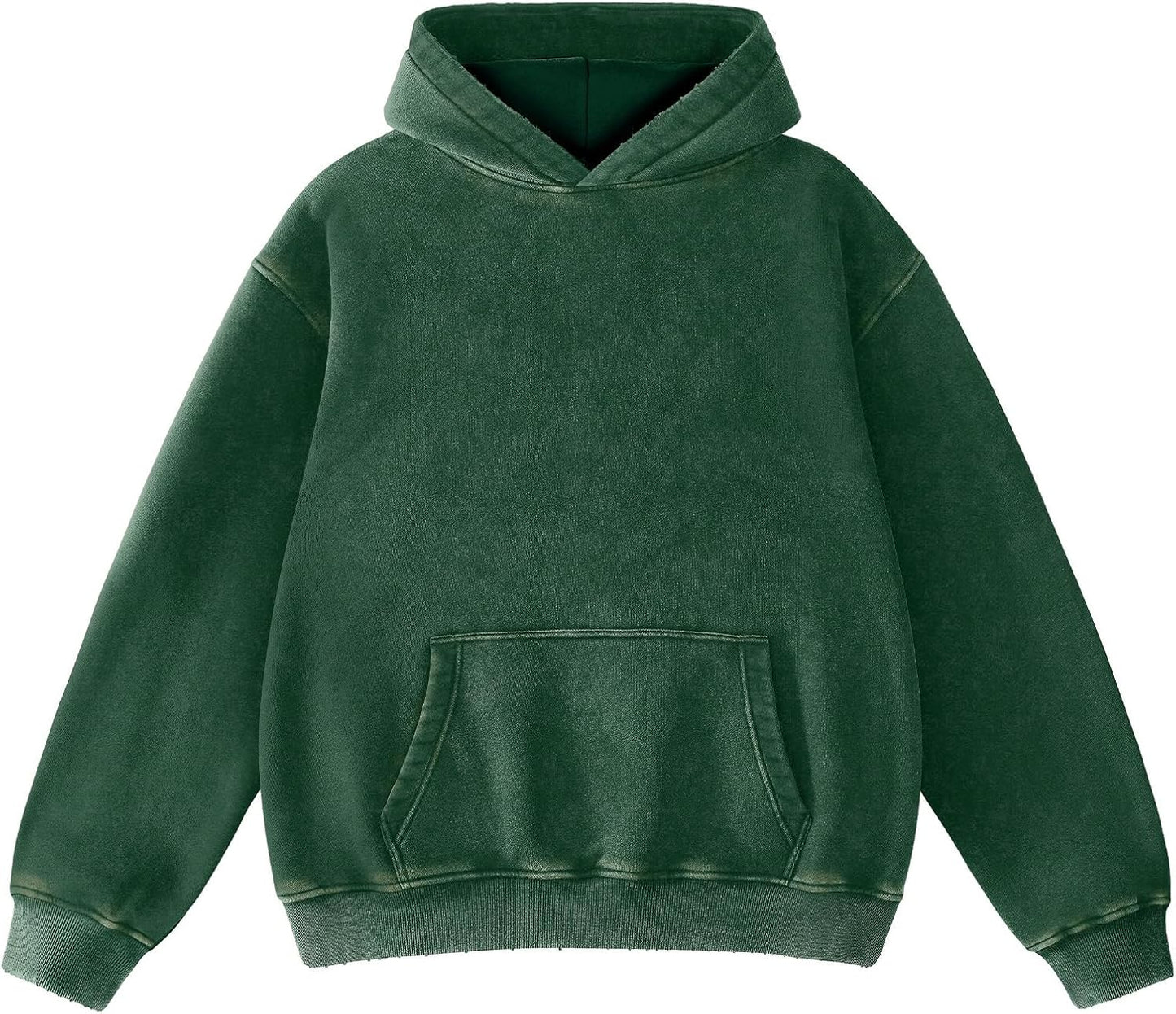 FAIABLE Mens Oversized Acid Wash Hoodie for Streetwear Style