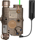 ACTIONUNION Airsoft PEQ-15 Pro IR Laser + Green Laser + Flashlight