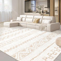 Area Rugs for Living Room 9 ft x 12 ft - Washable Modern Geometric Rug