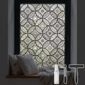 DKTIE Boho Stained Glass Look Window Privacy Film for Home