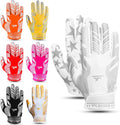 Sticky Receiver Adult and Kids Football Gloves - Stretch Fit, Durable