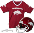 Youth College Football Helmet and Jersey Combo for Fun Activities