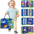 Toddler Busy Board Montessori Toy for 1-3 Year Olds - Travel Activity