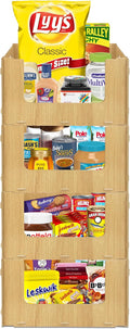 Skywin TidyFriend Stackable Storage Bins for Pantry - Space Saving