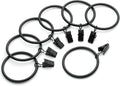 Metal Curtain Clip Rings 2 in Interior Diameter Set of 14 - Classic