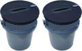 Bucket Cover for 5 Gallon Trash Can - Boat Bucket Topper - 2 Pack