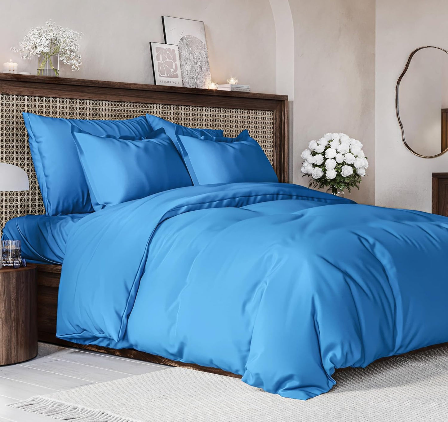 Duvet Cover King Size Set - Extra Soft & Comfy Bedding