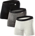 Premium Stink-Free Mens Merino Wool Boxer Brief - Comfortable All-Day