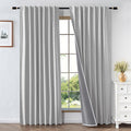 100% Blackout Curtains 96 in Length - Total Light Blocking for Bedroom