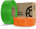 Inslogic PLA Pro 1.75mm 21kg Refill (Green + Orange) - Tough, Jam-Free