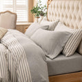 PURE ERA Jersey Knit 4pc Bed Sheet Set for King Size Comfort