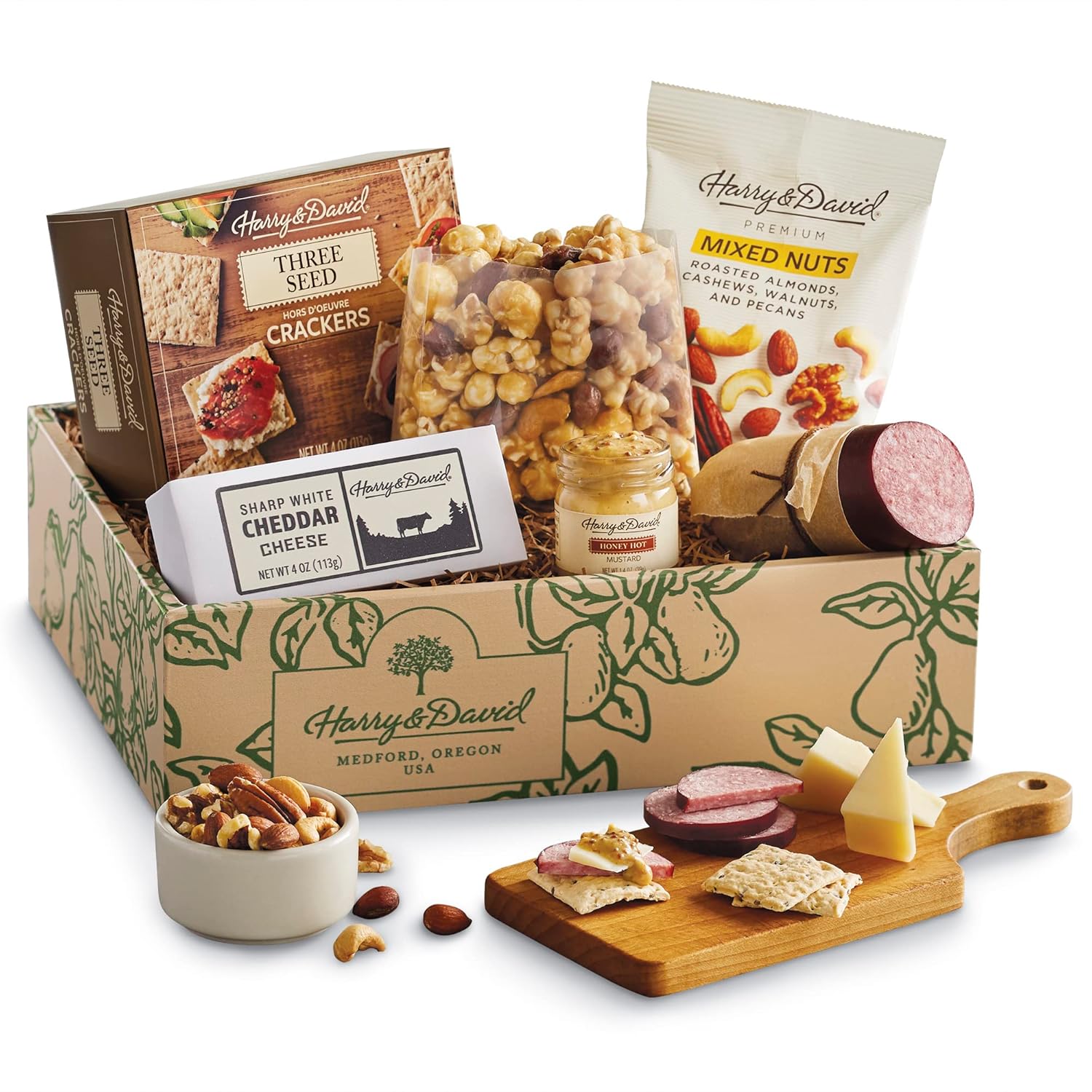 Harry & David Snack Box - Sweet And Salty Treats Gift Basket