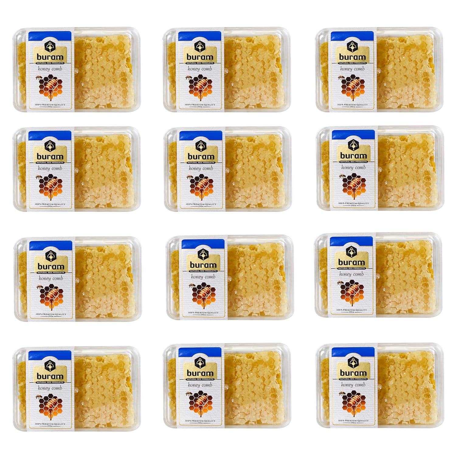 Buram 100% Pure Gourmet Raw Honeycomb from Turkish Mountains