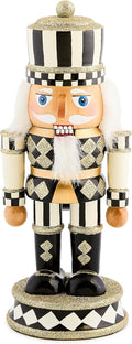 MACKENZIE-CHILDS Decorative Nutcracker Figurine - Short Courtly
