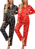 Ekouaer women's satin pajamas set - soft and luxurious sleepwear