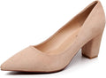 VenusCelia Lewin Pump Chunky Heel Shoe - Comfortable Chic for Everyday