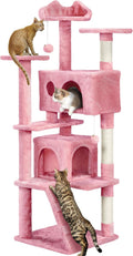 Yaheetech 62in Cat Tree Tower for Indoor Cats - Multilevel Playhouse