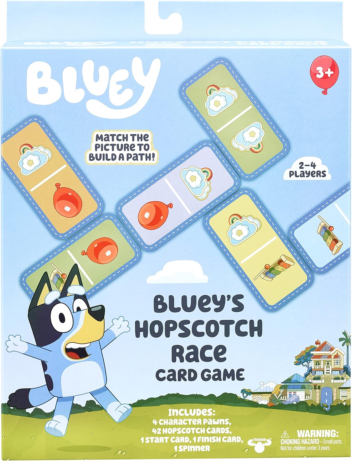 Interactive Bluey Hopscotch Game, Moose Toys