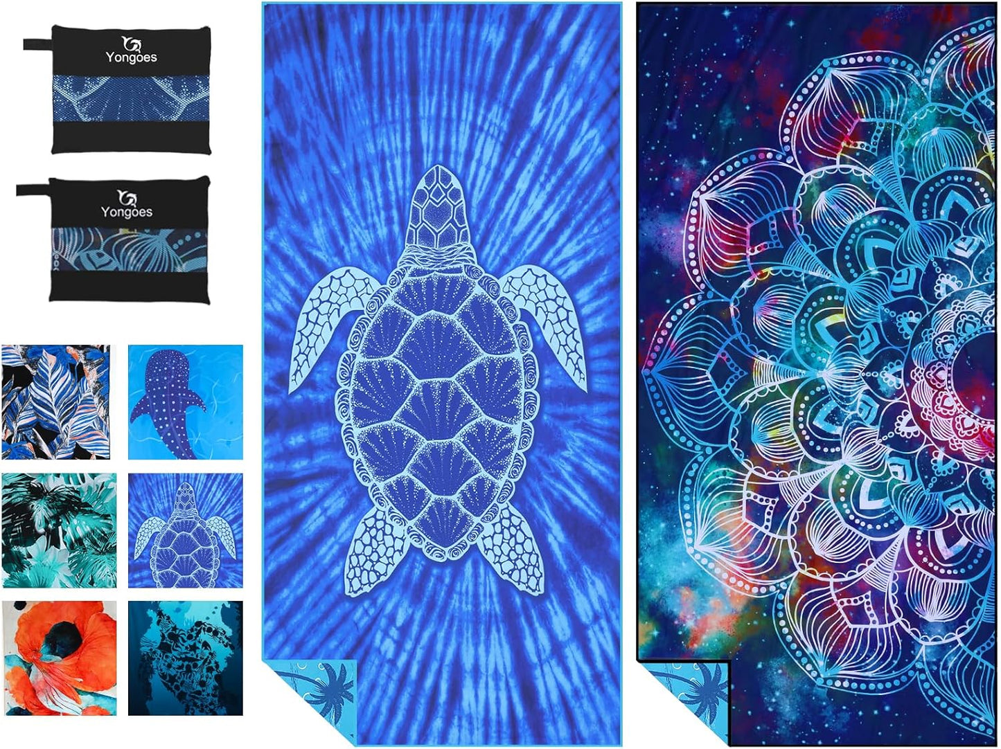 Quick Dry Sand Free Beach Towels by Yongoes