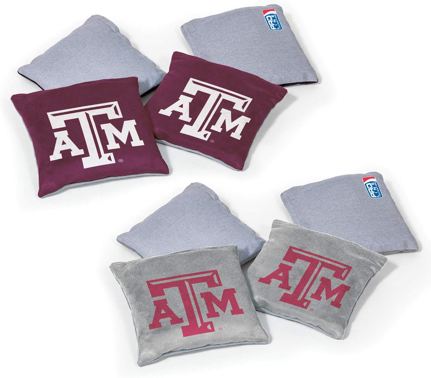 NCAA College Dual Sided Bean Bags for Tailgates and Outdoors