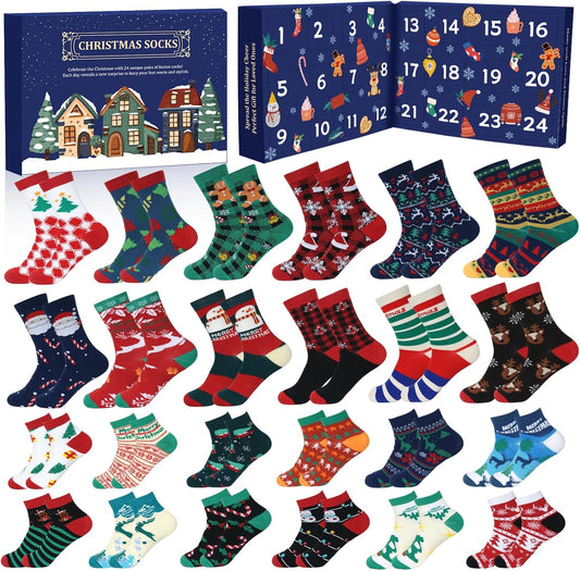 Mason Life Christmas Socks Advent Calendar for Holiday Fun