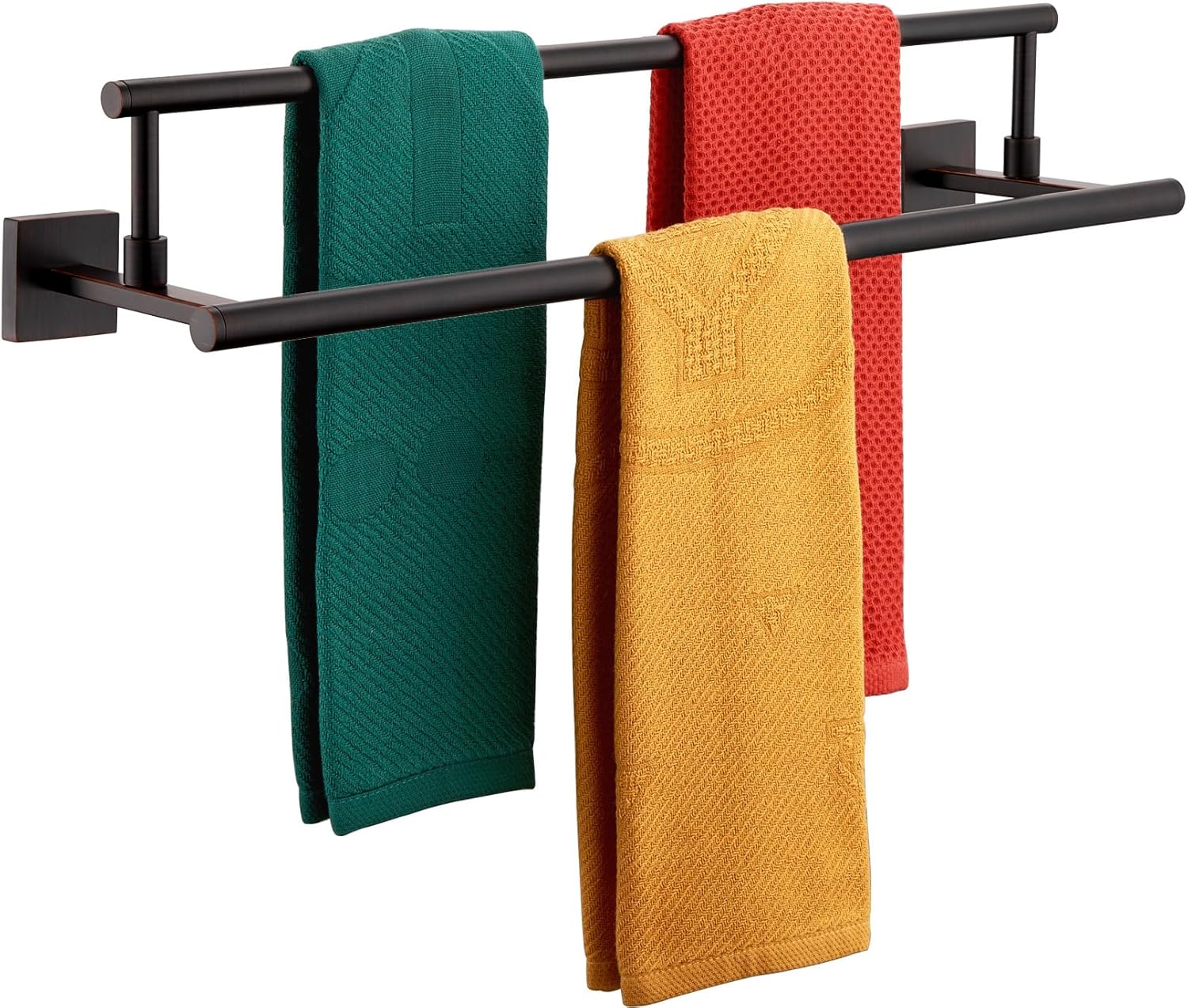 KOKOSIRI 24-Inch Towel Bar for Bathroom - Oil Rubbed Bronze