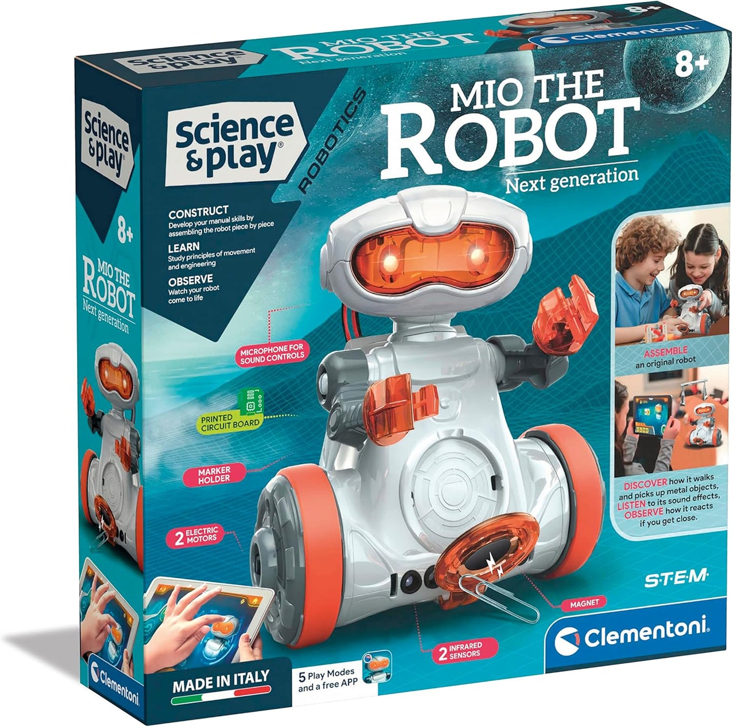 Clementoni Interactive STEM Robot, Obstacle Avoidance