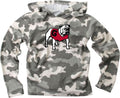 Wes and Willy Kids Camo Hooded Long Sleeve T-Shirt for Team Spirit