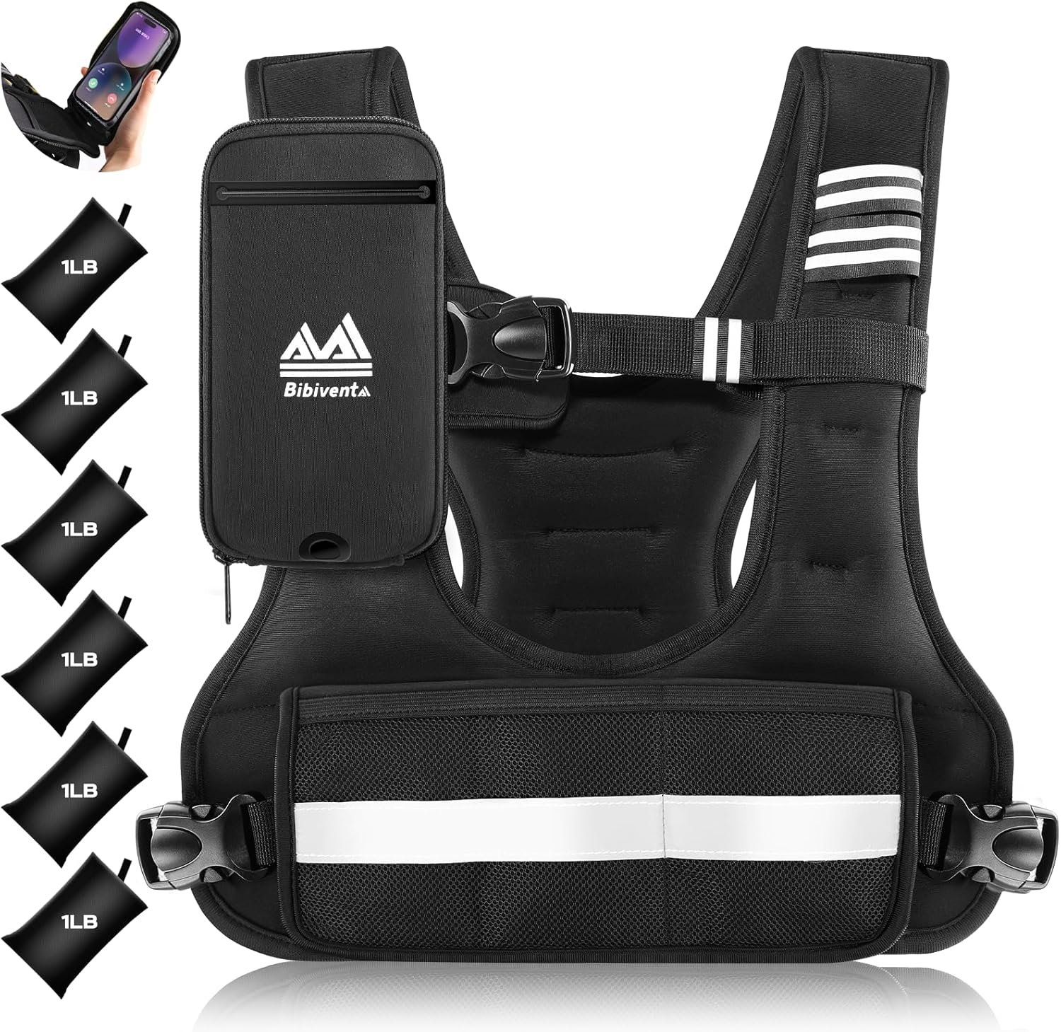 Adjustable Weighted Vest for Enhanced Fitness and Weight Loss