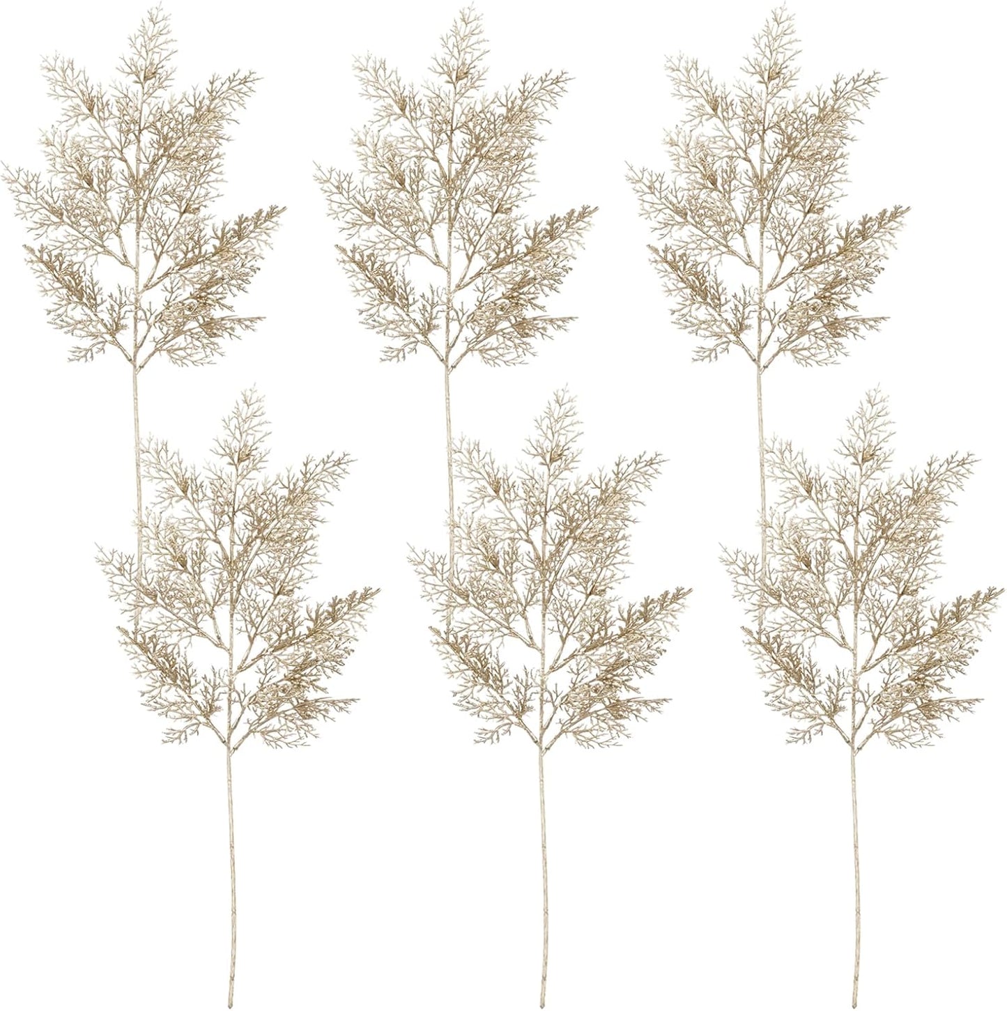 Glitzy Christmas Pine Stems: Festive DIY Decor