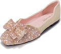 Ballet Flats Rhinestone Slip On Flats for Women - Comfortable Dress