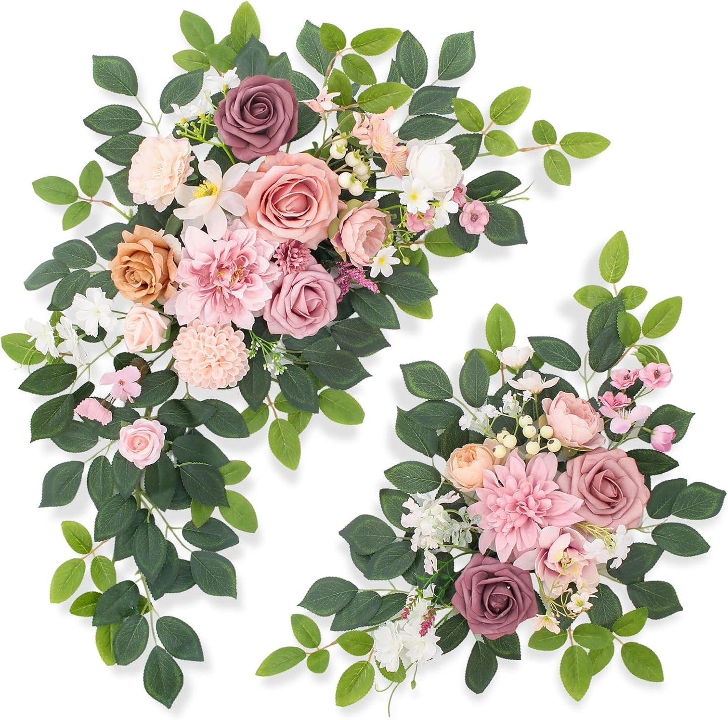 Pack of 2 Artificial Wedding Arch Flowers for Elegant Decor