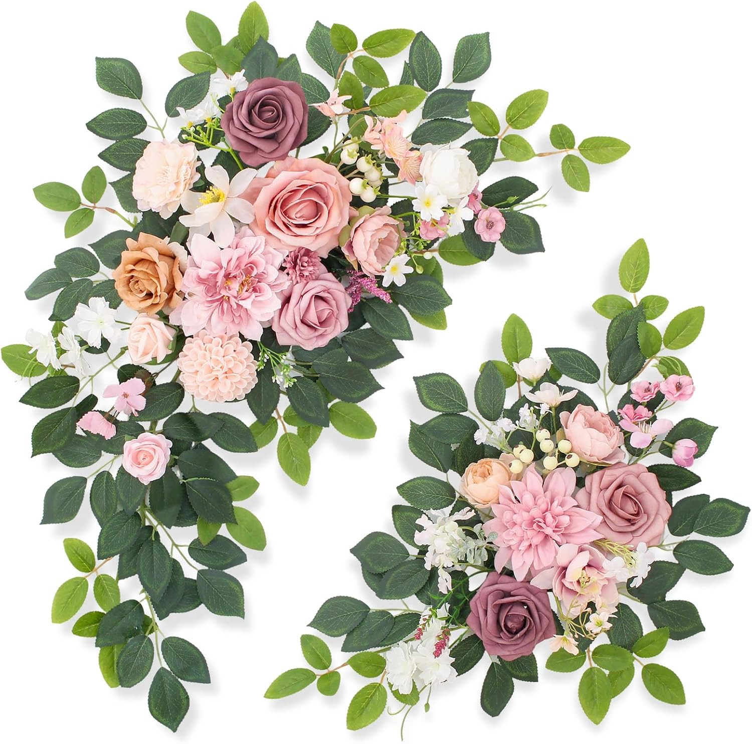 Pack of 2 Artificial Wedding Arch Flowers for Elegant Decor