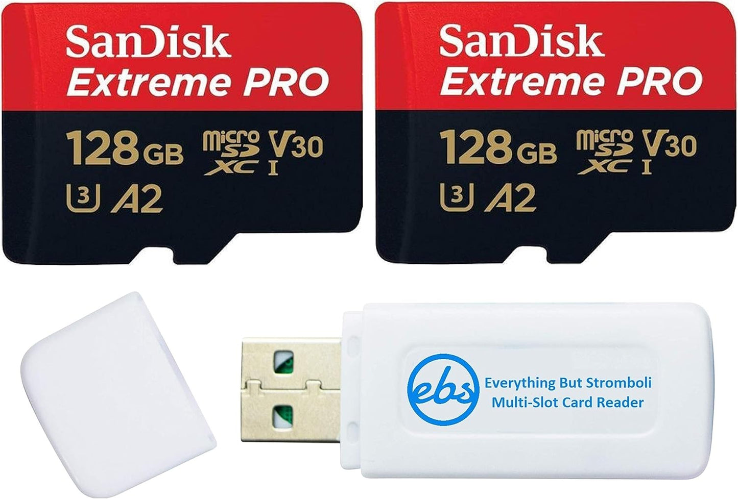 SanDisk Extreme PRO 128GB MicroSD Card Bundle for GoPro Hero9
