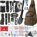 250pcs Survival Kit with Tactical Gear for Outdoor Adventures