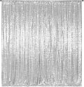 Silver Sequin Photography Backdrop 8ft x 10ft - Sparkling Party