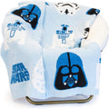 Star Wars Feather Knit Throw Blanket 50 x 60 in - Darth Vader & R2D2