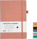 Hardcover Journal Notebook A5 Lined 192 Pages - Portable Daily Journal
