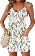 Womens Summer Spaghetti Strap Beach Cover Up Dress - Easy Vacation