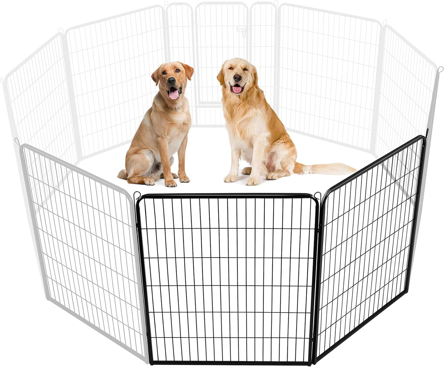 Yaheetech Dog Playpen Outdoor Heavy Duty 40 inch Pet Fence
