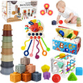 6-in-1 Montessori Baby Toy Set - Developmental Fun!