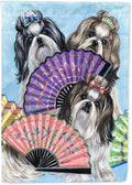 Shih Tzu Decorative House Flag - Large Porch Sleeve Banner