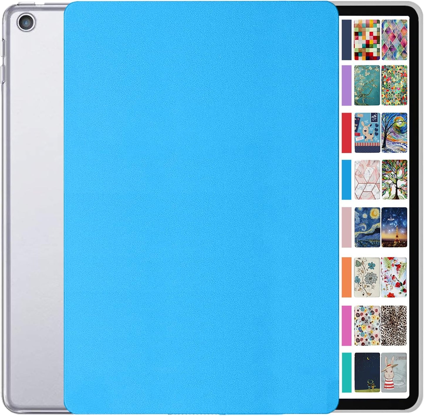 DuraSafe iPad Mini Slim Hard Shell Protective Stand Cover Blue