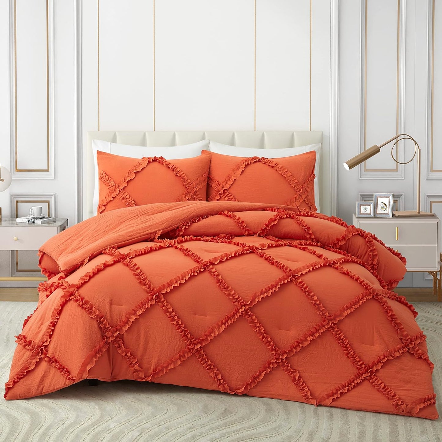Bonlino King Comforter Set Soft Bedding for Cozy Bedrooms