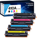 410A Compatible Toner Cartridges Replacement 4-Pack - Reliable Prints