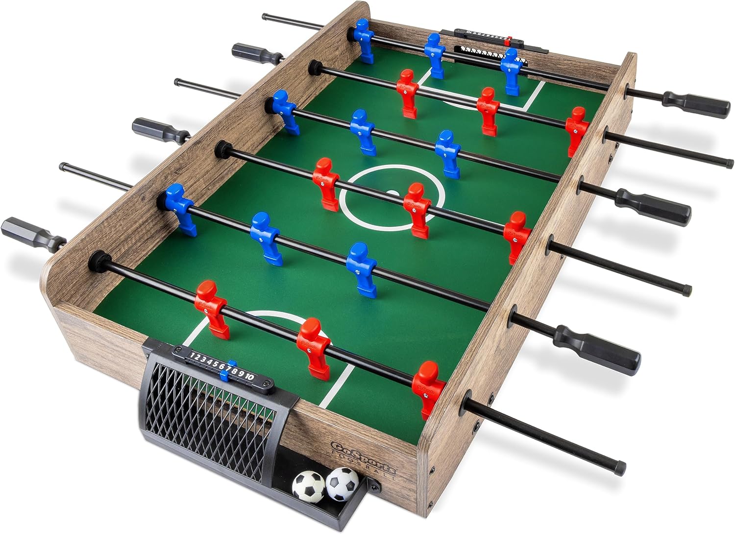 GoSports 32 Inch Tabletop Foosball Game Set for Family Fun