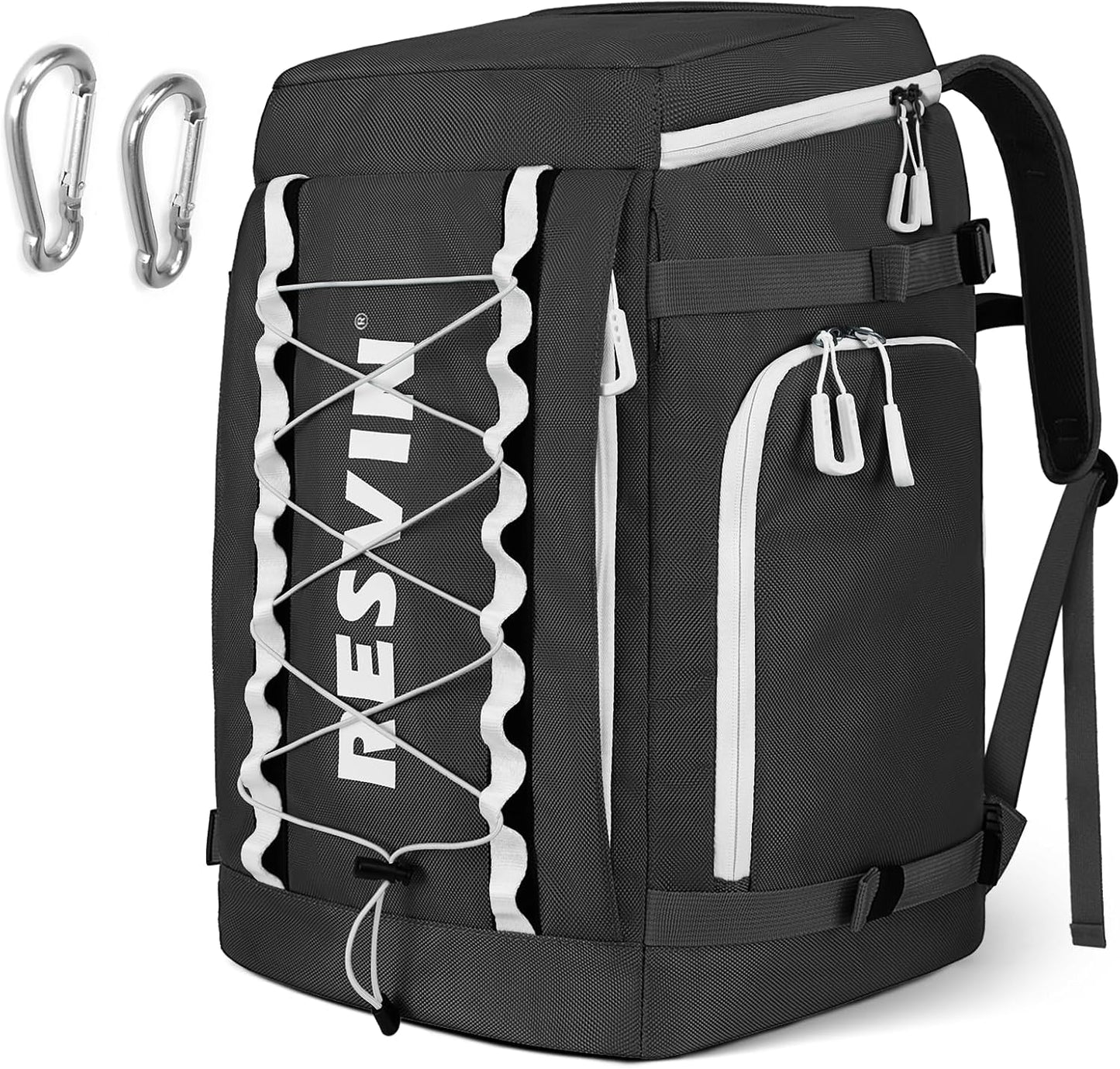 Waterproof 55L Ski Boot Backpack: RESVIN
